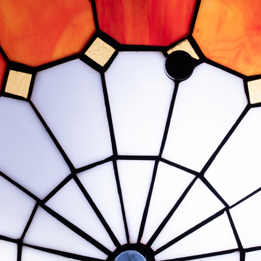 BRILAGI - Tiffany Buntglas-Deckenleuchte SIENNA 2xE27/60W/230V Durchmesser 40 cm