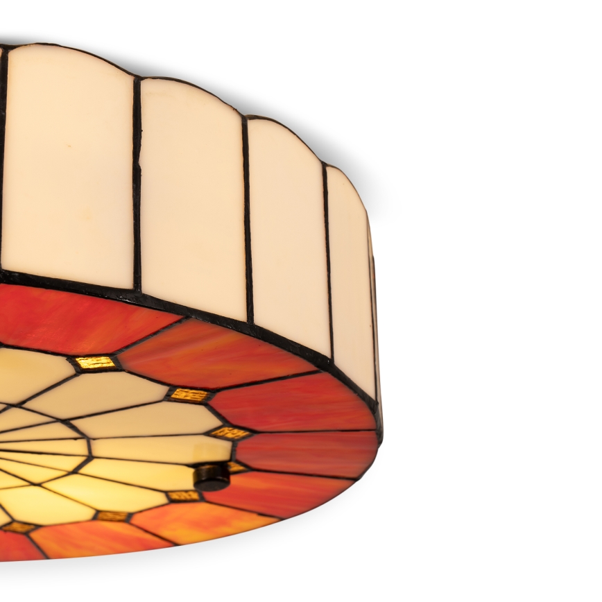 Brilagi - Tiffany-Buntglas-Deckenleuchte SIENNA 3xE27/60W/230V Ø 40 cm