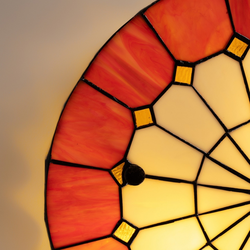 Brilagi - Tiffany-Buntglas-Deckenleuchte SIENNA 3xE27/60W/230V Ø 40 cm