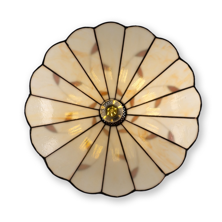 Brilagi - Tiffany-Buntglas-Hängeleuchte an Kette FOLIA 1xE27/60W/230V Ø 40 cm