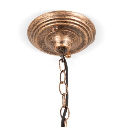 Brilagi - Tiffany-Buntglas-Hängeleuchte an Kette SUNFLOWER 1xE27/60W/230V Ø 40 cm