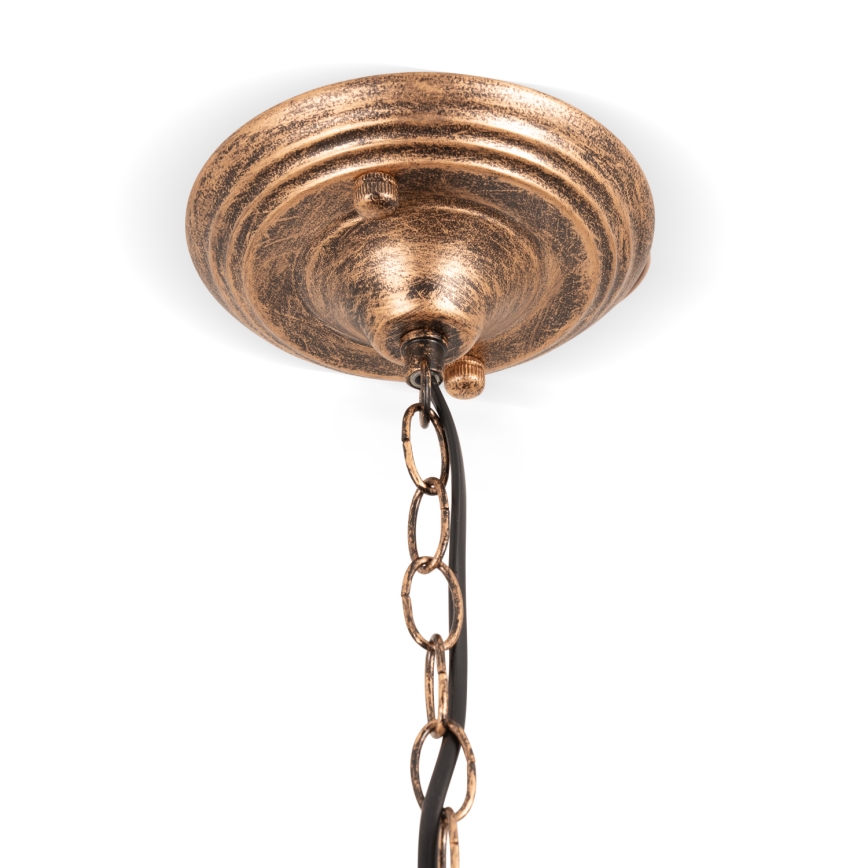 Brilagi - Tiffany-Buntglas-Hängeleuchte an Kette SUNFLOWER 1xE27/60W/230V Ø 40 cm