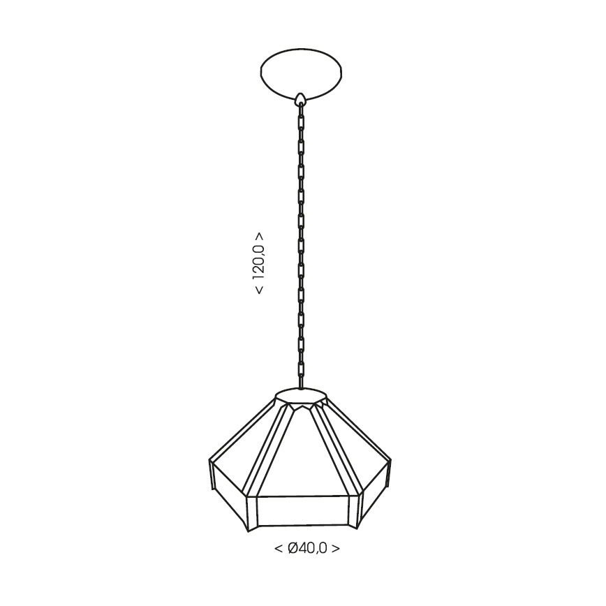 BRILAGI - Tiffany-Buntglas-Pendelleuchte an Kette EMERALD 1xE27/60W/230V Ø 40 cm