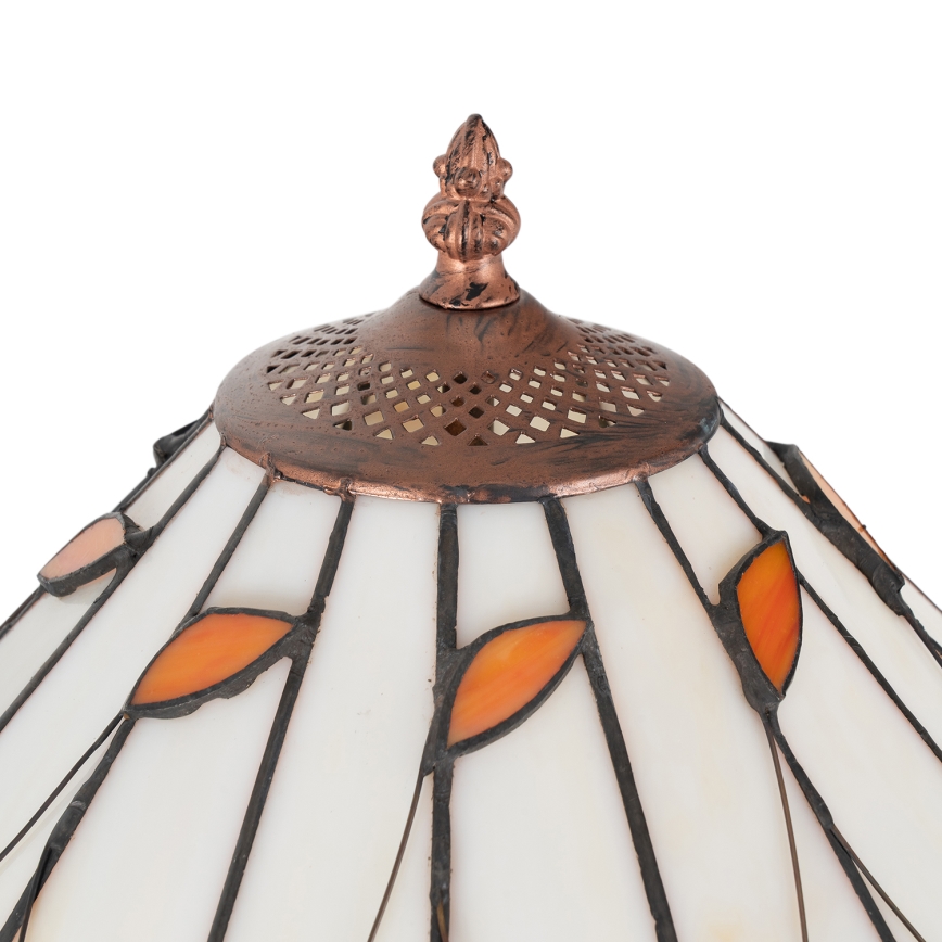 Brilagi - Tiffany-Buntglas-Stehlampe FOLIA 2xE27/60W/230V