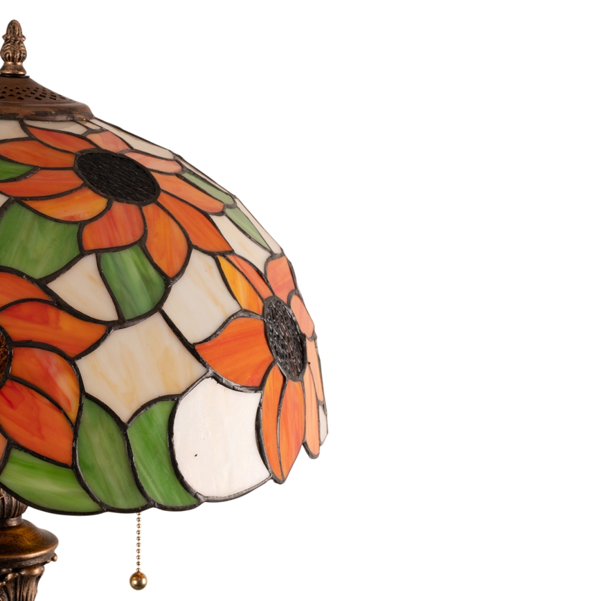 Brilagi - Tiffany Buntglas-Stehlampe SUNFLOWER 2xE27/60W/230V