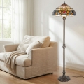 BRILAGI - Tiffany-Buntglas-Stehleuchte LUISA 2xE27/60W/230V