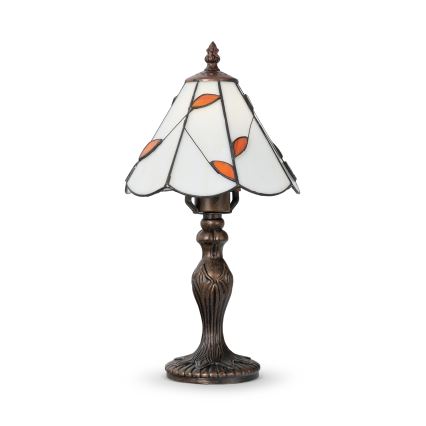 Brilagi - Tiffany Buntglas-Tischlampe FOLIA 1xE27/60W/230V