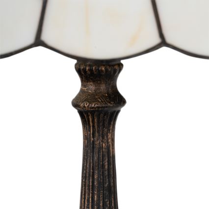 BRILAGI - Tiffany Buntglas-Tischlampe FOLIA 1xE27/60W/230V