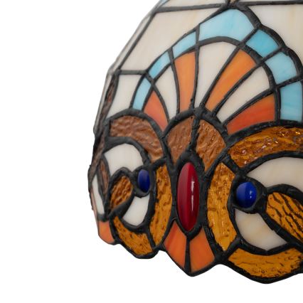 Brilagi - Tiffany-Buntglas-Tischlampe MIRABELLA 1xE27/60W/230V