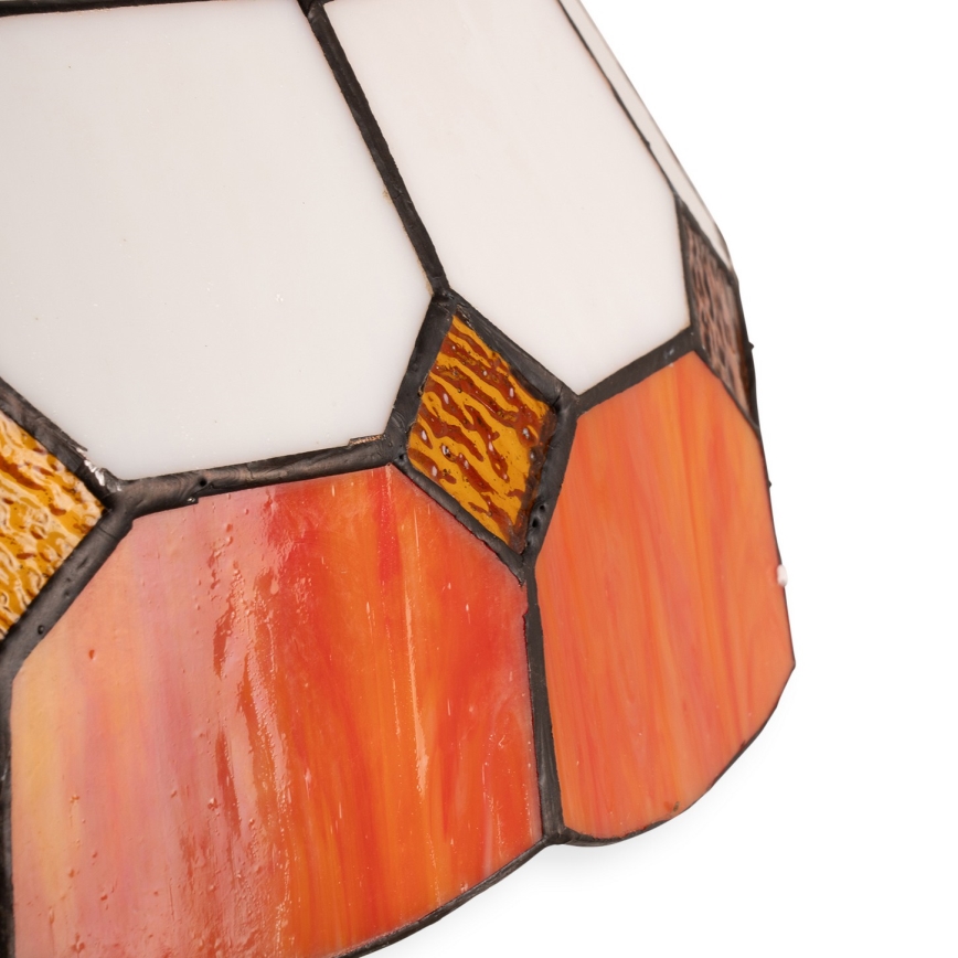 Brilagi - Tiffany-Buntglas-Tischlampe SIENNA 1xE27/60W/230V