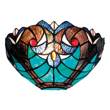 BRILAGI - Tiffany Buntglas Wandleuchte CORAL 1xE14/40W/230V