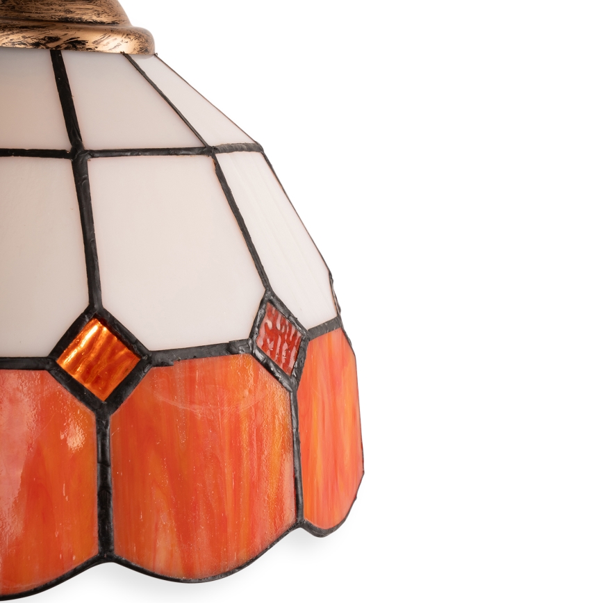 BRILAGI - Tiffany-Buntglas-Wandleuchte SIENNA 1xE14/40W/230V