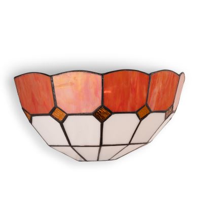 Brilagi - Tiffany-Buntglas-Wandleuchte SIENNA 1xE14/40W/230V
