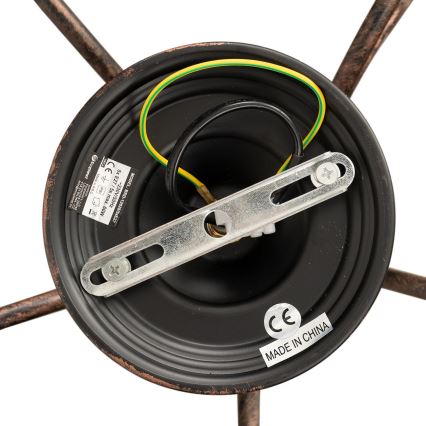 Brilagi - Tiffany-Deckenleuchte (aufgesetzt) MIRABELLA, 5×E27, max. 60 W, 230 V, Ø 60 cm