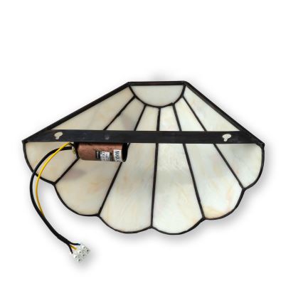 Brilagi - Tiffany-Glas-Wandleuchte FOLIA 1xE14/40W/230V