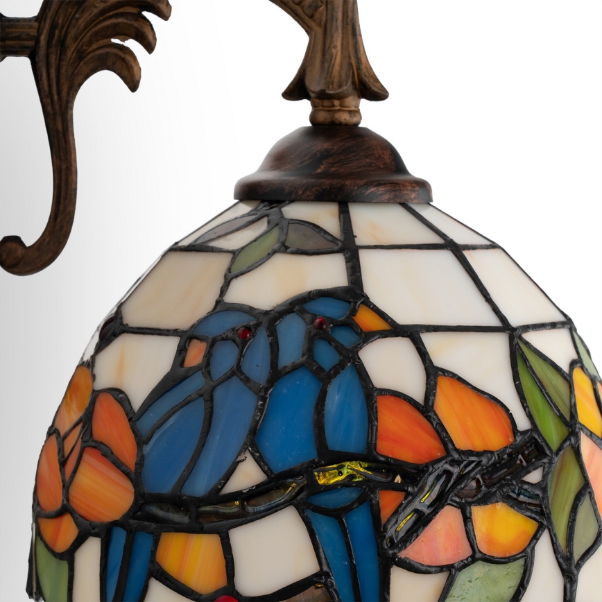 Brilagi - Tiffany-Glas-Wandleuchte JUNGLE 1xE14/40W/230V