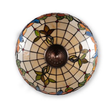 Brilagi - Tiffany-Hängeleuchte mit Kette JUNGLE 3xE27/60W/230V Ø 50 cm
