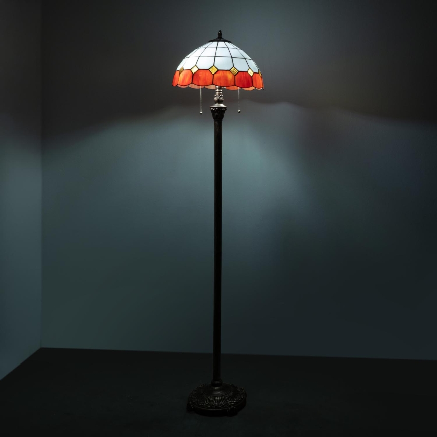 Brilagi - Tiffany-Stehlampe SIENNA 2xE27/60W/230V