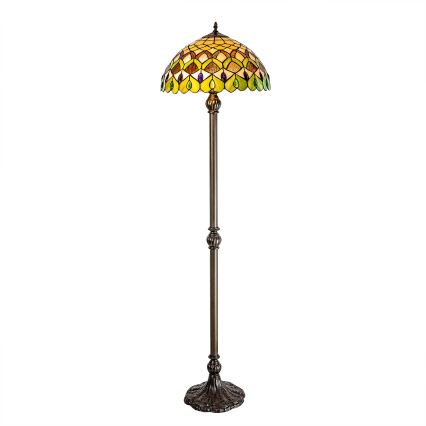 Brilagi - Tiffany-Stehleuchte MARGARET 2xE27/60W/230V