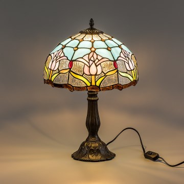 Brilagi - Tiffany-Tischlampe LORAS 1xE27/40W/230V