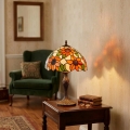 Brilagi - Tiffany-Tischlampe SUNFLOWER 1xE27/60W/230V