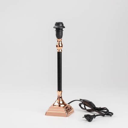 BRILAGI - Tischlampe CERIA 1xE14/40W/230V Ø 20,5 cm schwarz/kupferfarben/weiß