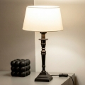 Brilagi - Tischlampe CERIA 1xE27/60W/230V Ø 25 cm schwarz/weiß