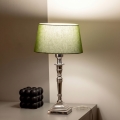 BRILAGI - Tischlampe CERIA 1xE27/60W/230V Ø 25 cm silber/grün