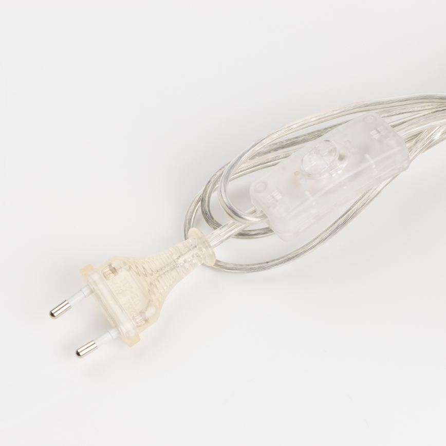 Brilagi - Tischlampe CERIA 1xE27/60W/230V Ø 30 cm glänzender Chrom/beige