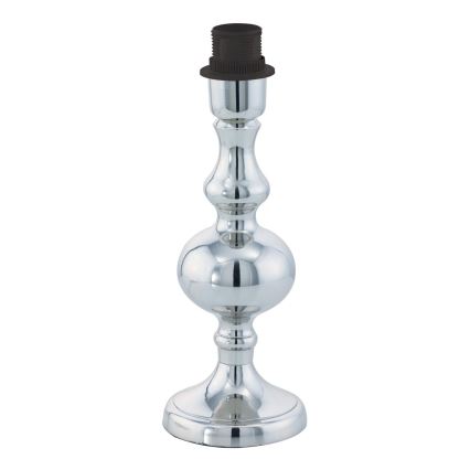 BRILAGI - Tischlampe CERIA 1xE27/60W/230V Ø 30 cm glänzender Chrom/Grau