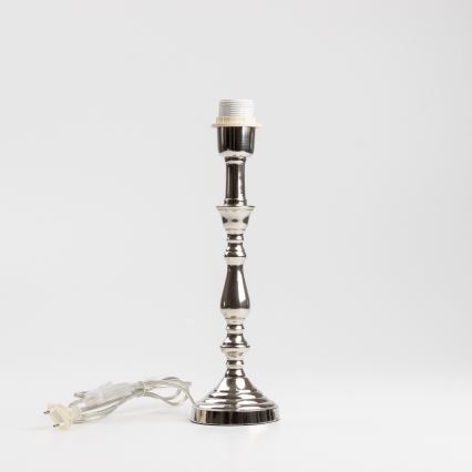 Brilagi - Tischlampe CERIA 1xE27/60W/230V Ø 30 cm, glänzender Chrom/Grün