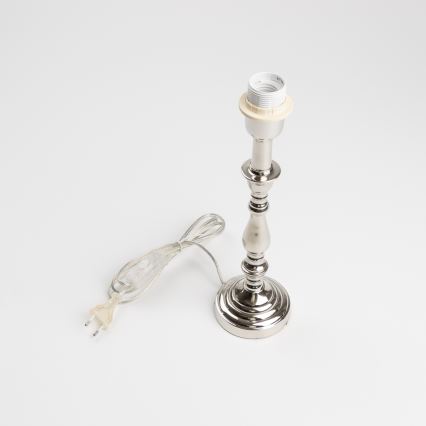 Brilagi - Tischlampe CERIA 1xE27/60W/230V Ø 30 cm, glänzender Chrom/Grün