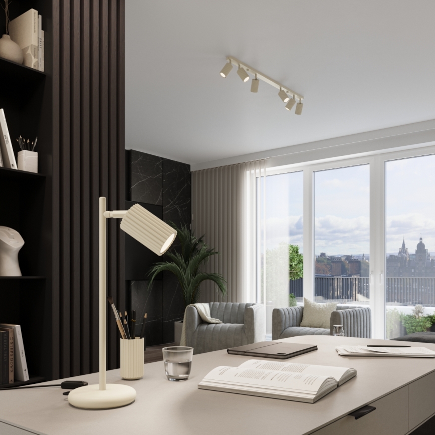 Brilagi - Tischlampe CRESTO 1xGU10/10W/230V cremefarben