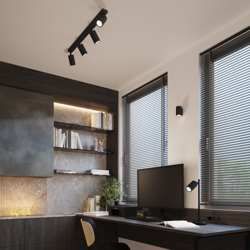 Brilagi - Tischlampe CRESTO 1xGU10/10W/230V schwarz