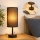 Brilagi - Tischlampe mit USB-Anschluss TABLON 1xE27/25W/230V schwarz