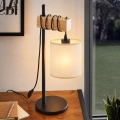 BRILAGI - Tischlampe NUBILA 1xE27/40W/230V braun/schwarz/creme
