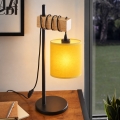BRILAGI - Tischlampe NUBILA 1xE27/40W/230V braun/schwarz/gelb