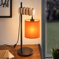 BRILAGI - Tischlampe NUBILA 1xE27/40W/230V braun/schwarz/orange
