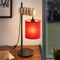 BRILAGI - Tischlampe NUBILA 1xE27/40W/230V braun/schwarz/rot