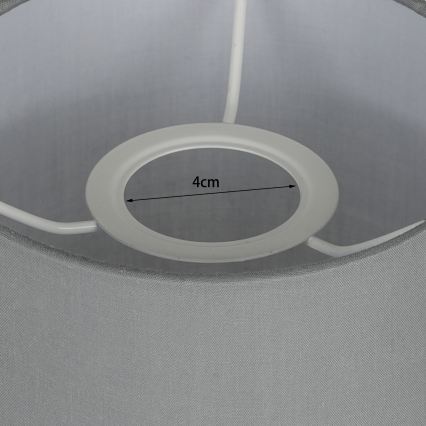 Brilagi - Tischlampe NUBILA WOOD 1xE27/25W/230V Eiche/Schwarz/Hellgrau