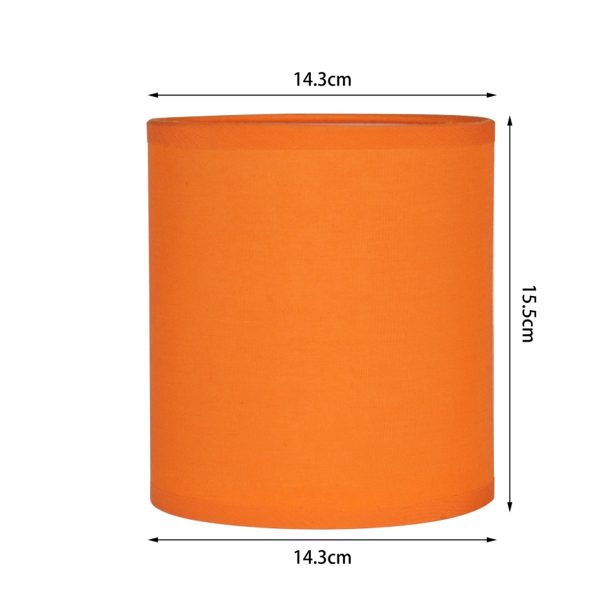 Brilagi - Tischlampe NUBILA WOOD 1xE27/25W/230V Eiche/Schwarz/Orange