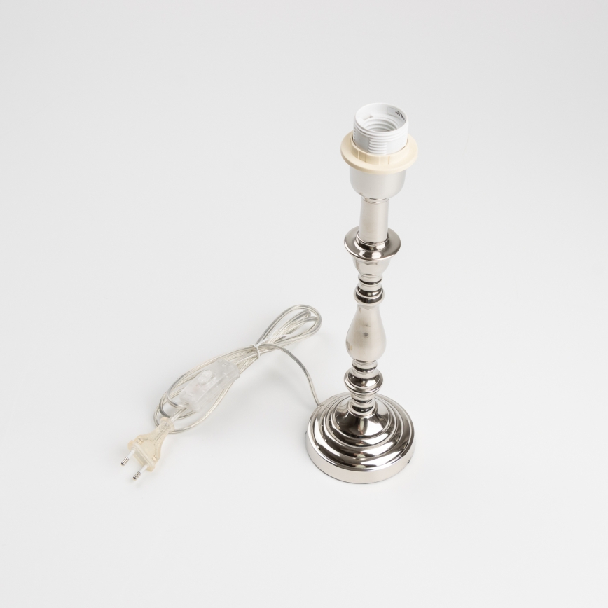 Brilagi - Tischleuchte CERIA, 1x E27/60W/230V, Ø 25 cm, hochglänzender Chrom/Grau