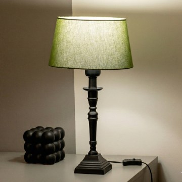 Brilagi - Tischleuchte CERIA 1xE27/60W/230V Ø 25 cm schwarz/grün