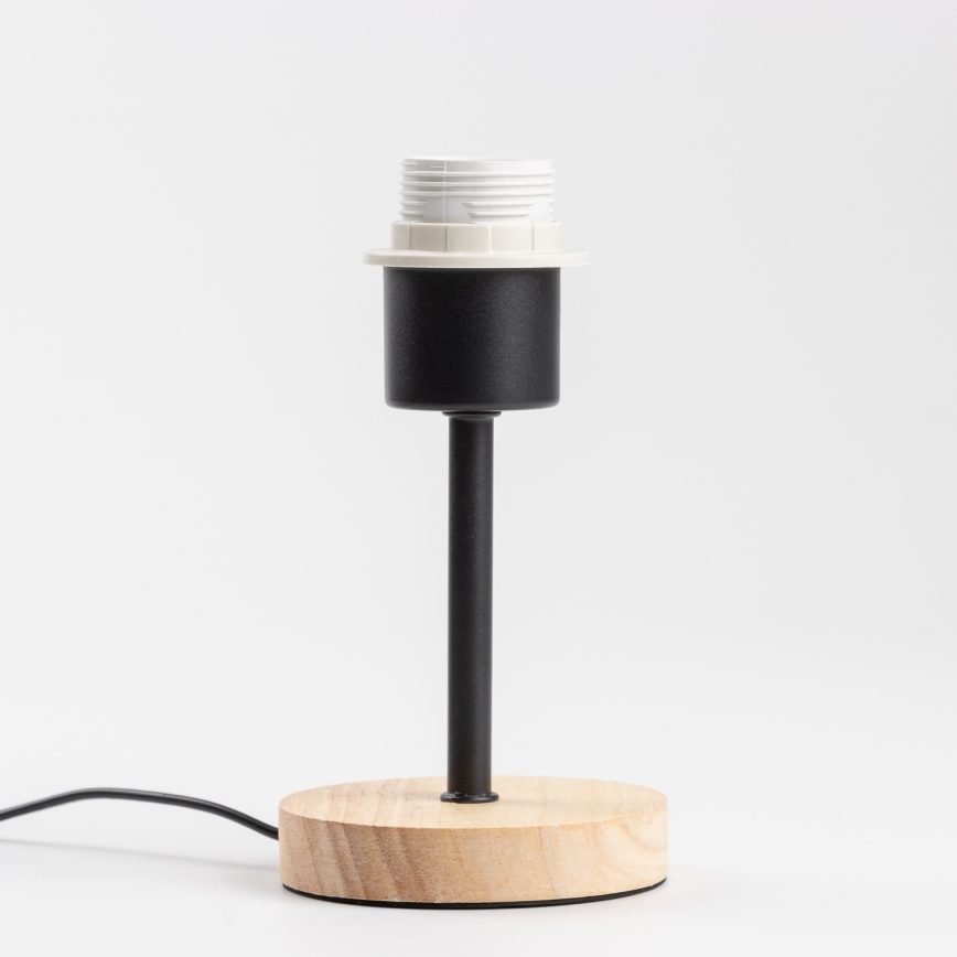 Brilagi - Tischleuchte NUBILA WOOD 1xE27/25W/230V Eiche/grau