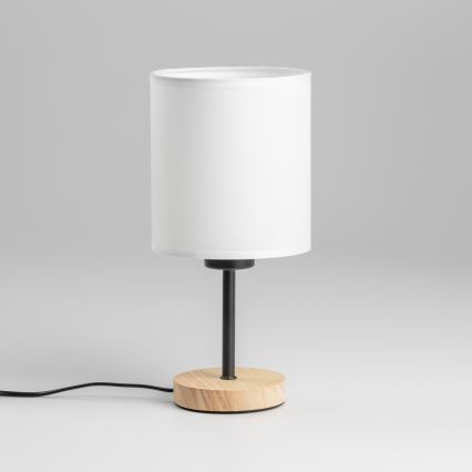 Brilagi - Tischleuchte NUBILA WOOD 1xE27/25W/230V Eiche/schwarz