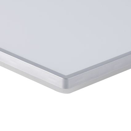 Brilagi - LED-Badezimmer-Deckenleuchte ULTRA SLIM LED/24W/230V 42x42 cm silber IP54