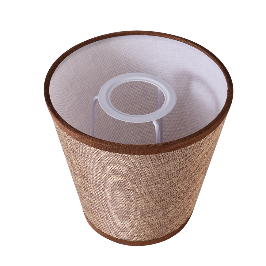 Brilagi - Universal-Lampenschirm NUBILA E27 13x9 cm braun