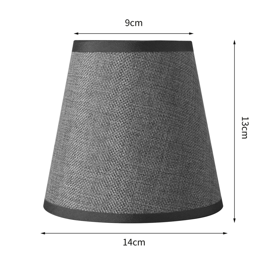 Brilagi - Universal-Lampenschirm NUBILA E27 13x9 cm grau