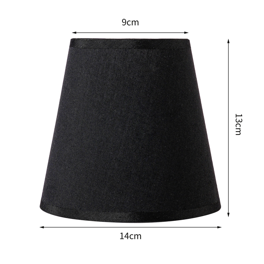 Brilagi - Universal-Lampenschirm NUBILA E27 13x9 cm schwarz