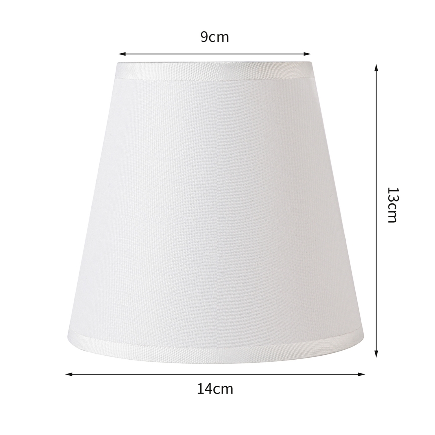 Brilagi - Universal-Lampenschirm NUBILA E27 13x9 cm weiß